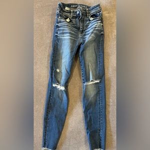 American Eagle super stretch, high waist. Size 00, short
